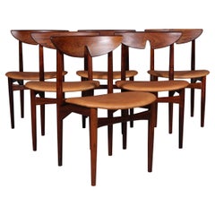 Kurt Østervig, Six Dining Chairs, Denmark, 1960s