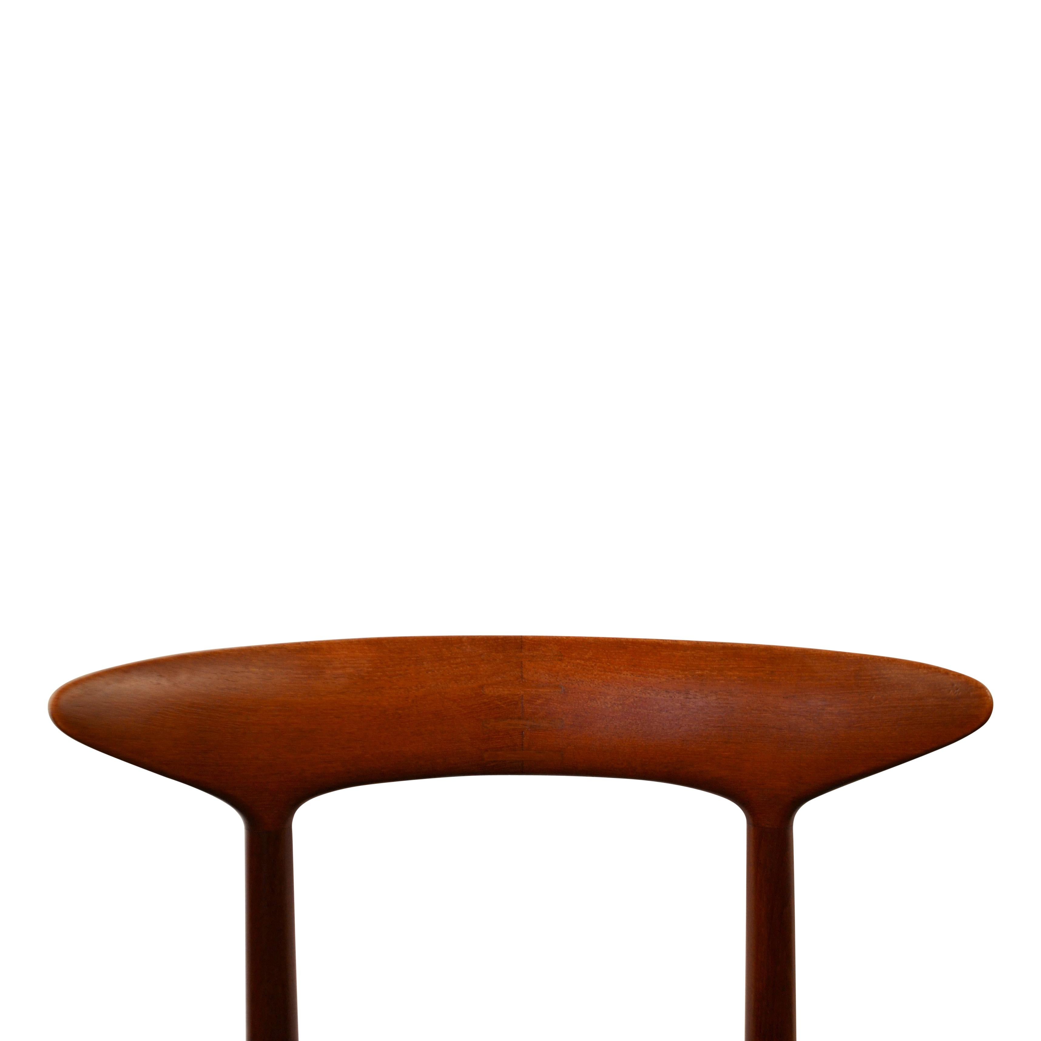 Kurt Østervig Solid Teak Dining Chairs, Set of Four For Sale 3