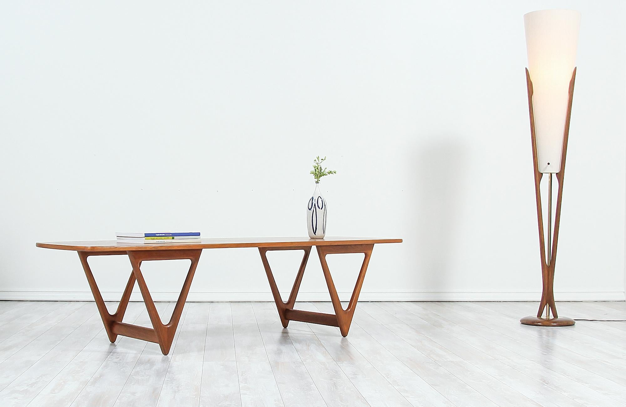 Mid-Century Modern Kurt Østervig Surfboard Coffee Table for Jason Møbler