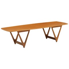 Retro Kurt Østervig Surfboard Coffee Table for Jason Møbler