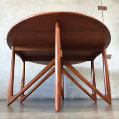 Kurt Østervig, Teak "Gateleg" Drop-Leaf Dining Table, Denmark, 1960s