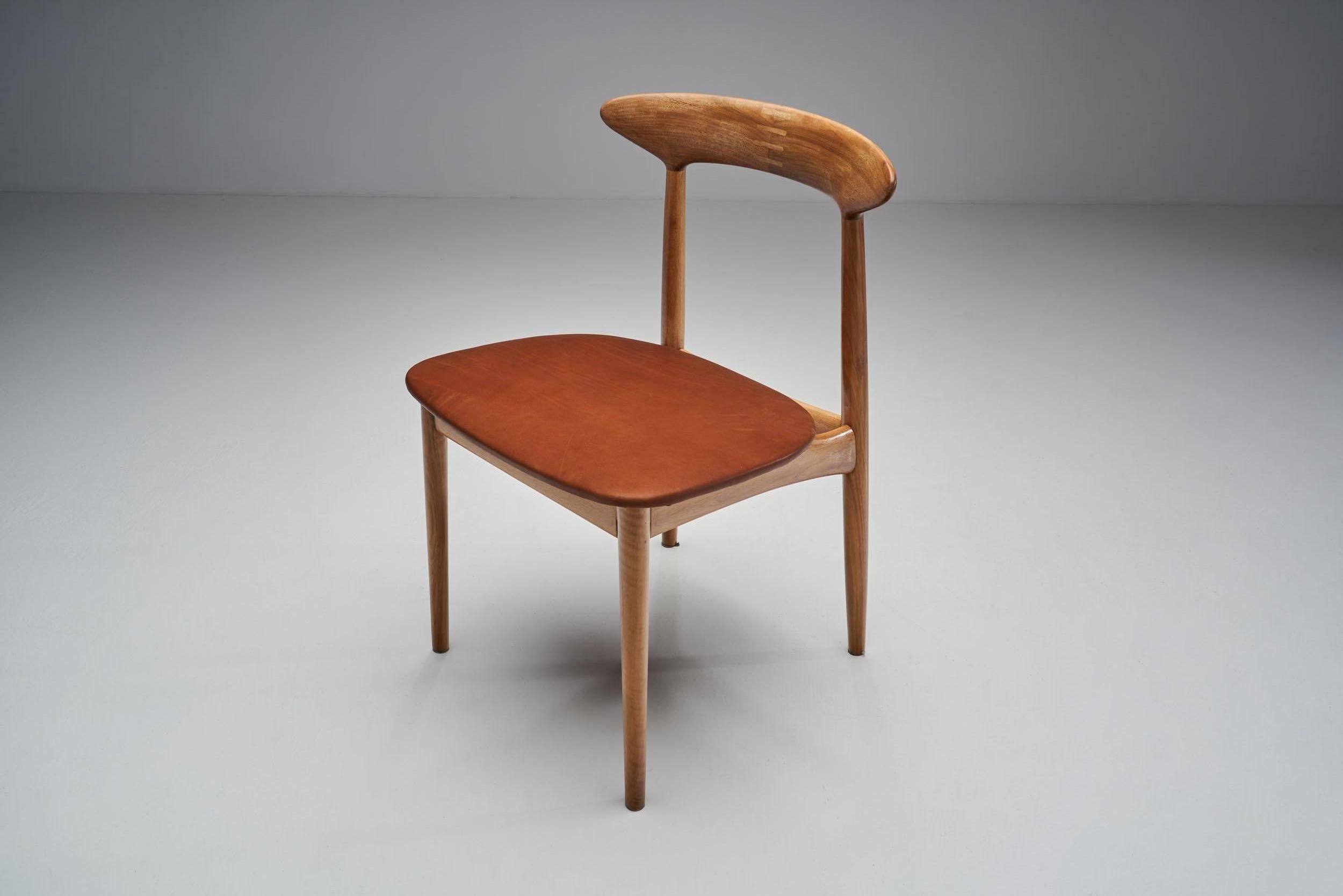 Kurt Østervig Walnut Dining Chair, Denmark 1950s For Sale 1