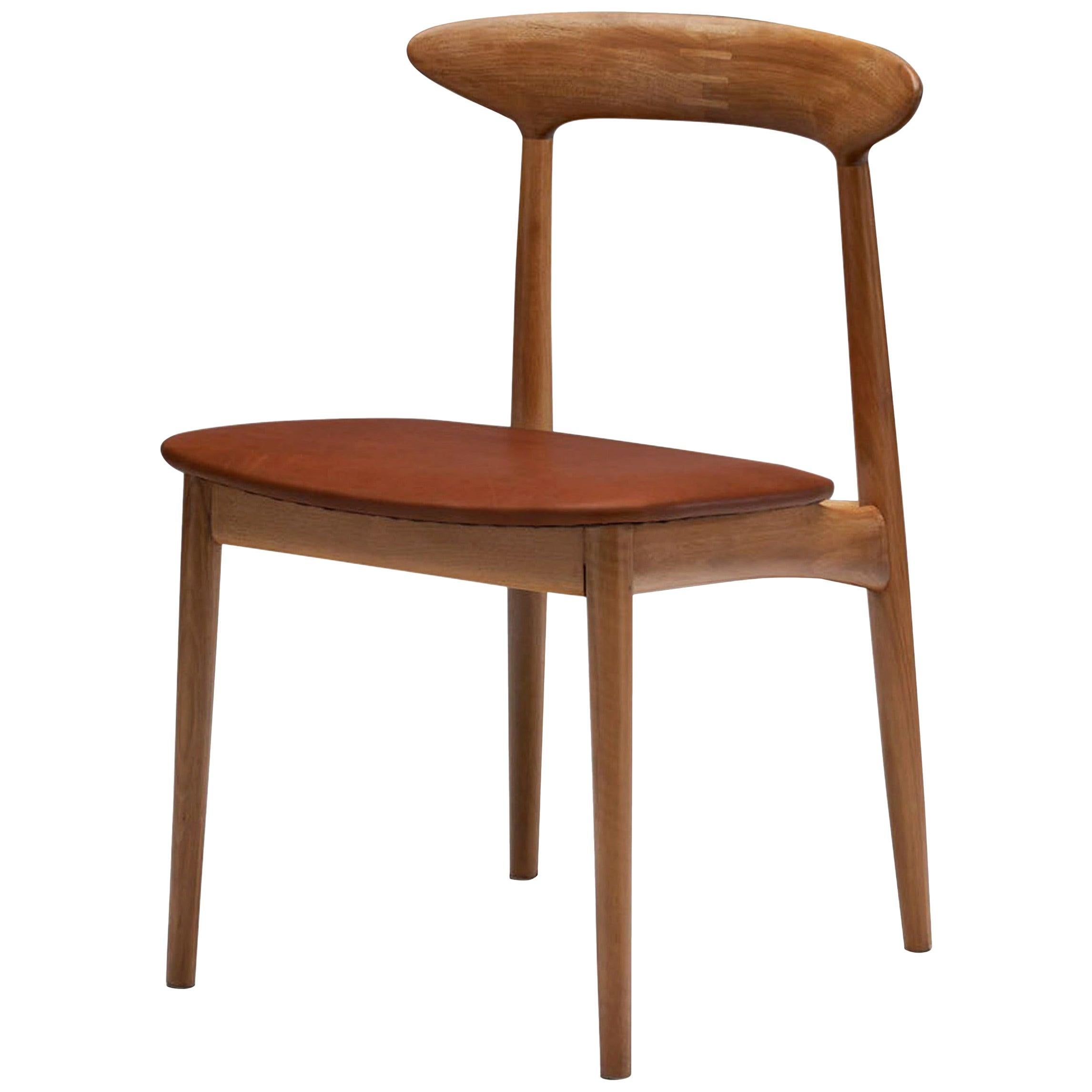 Three Kurt Ostervig Scandinavian Teak Dining Chairs For Sale at 1stDibs