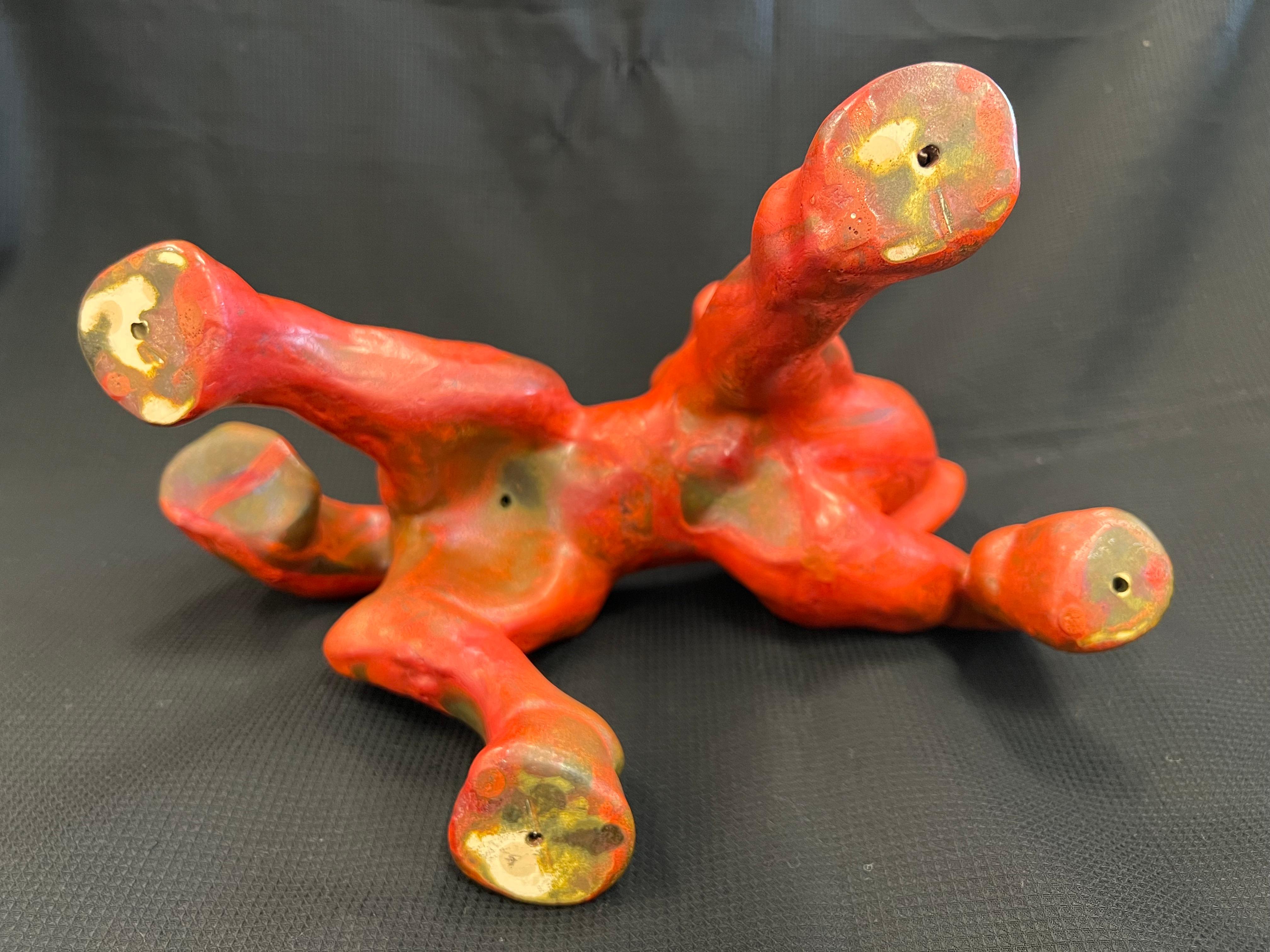Kurt Tschörner for Ruscha “Vulkano” Glazed Ceramic Horse, 1960s For Sale 9