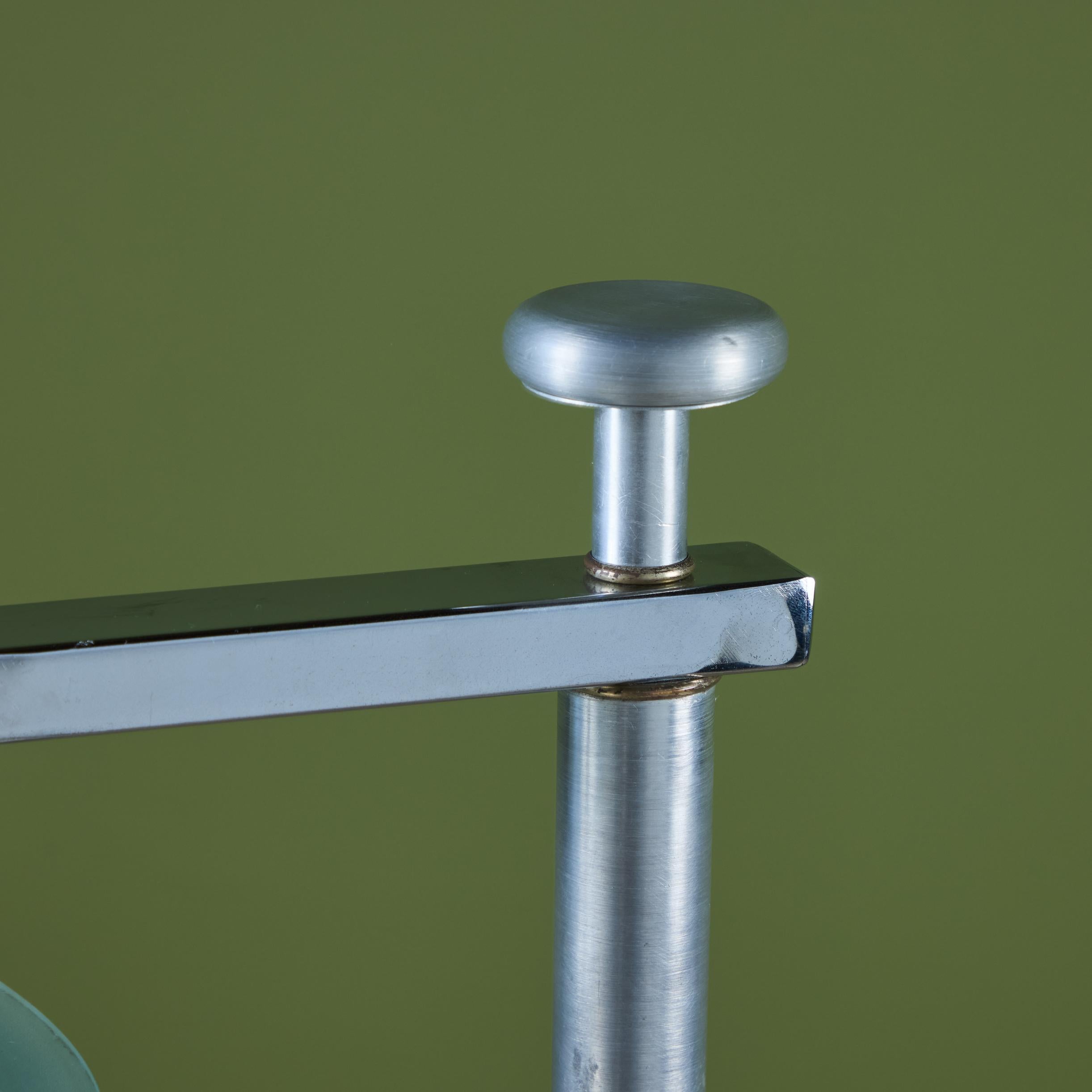 Kurt Versen Aluminum Flip-Top Floor Lamp 6