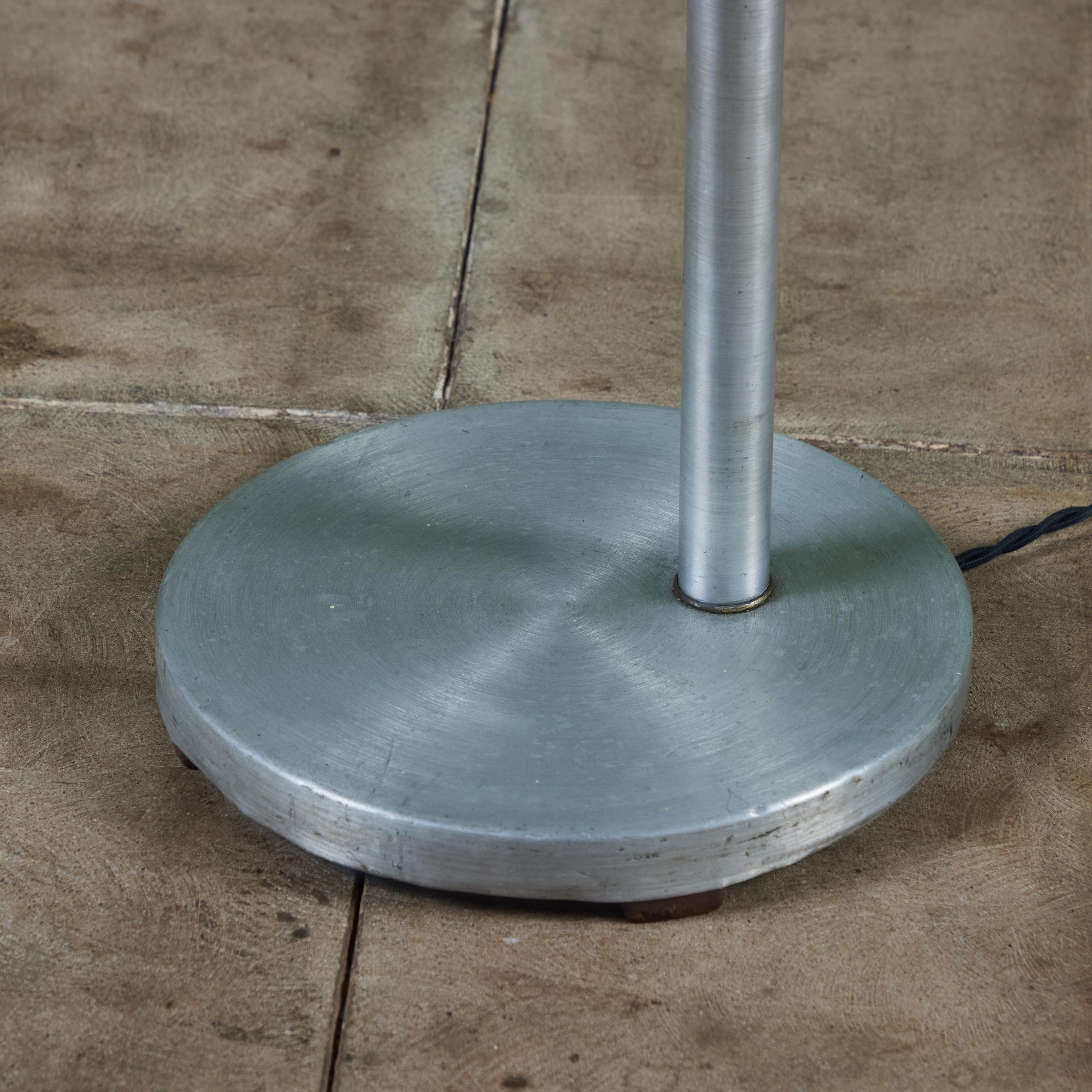 Kurt Versen Aluminum Flip-Top Floor Lamp 7