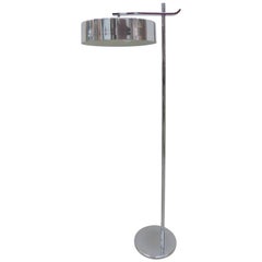 Kurt Versen Art Deco Lightolier Flip Top Floor Lamp, American