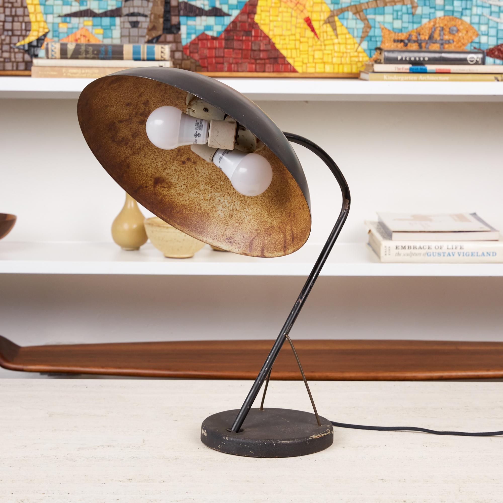 Kurt Versen Desk Lamp In Good Condition In Los Angeles, CA