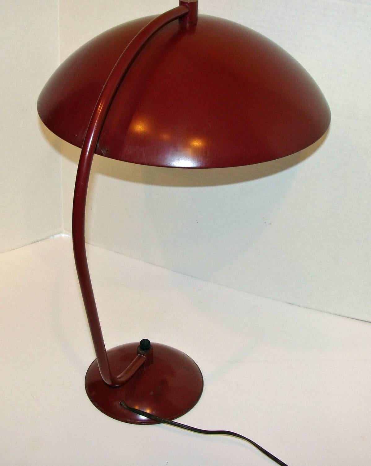 Mid-Century Modern Kurt Versen Desk Table Lamp For Sale