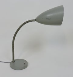Kurt Versen Mid-Century Modern Cone Gooseneck Desk Lamp