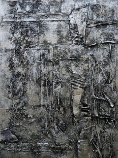 silver, Mixed Media on Canvas