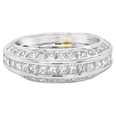 Kurt Wayne 18 KT White Gold Diamond Band Ring