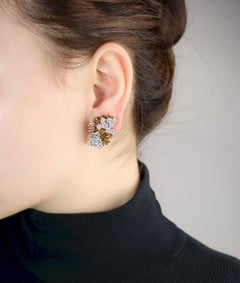 Kurt Wayne 18 Karat Gold Diamant-Ohrringe