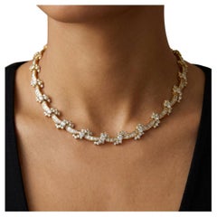 Kurt Wayne, collana di diamanti in oro giallo 18 carati, 22 carati