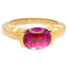 Kurt Wayne 18K Yellow Gold Pink Tourmaline Ring