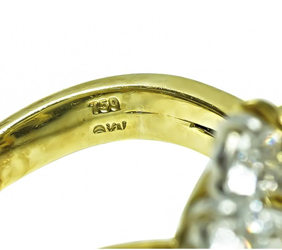 Anello Cocktail in oro con diamanti da 3,50 carati di Kurt Wayne In condizioni buone in vendita a New York, NY
