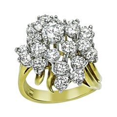 Anello Cocktail in oro con diamanti da 3,50 carati di Kurt Wayne