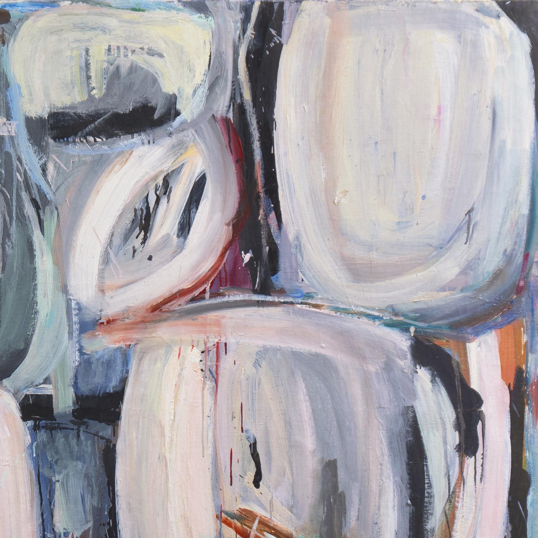 Abstracto, pergamino y rosa