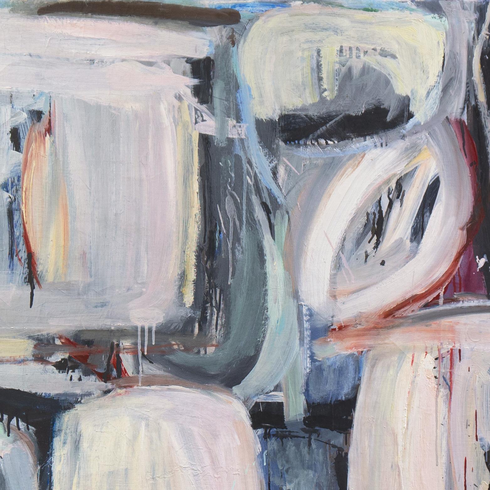 Abstracto, pergamino y rosa
