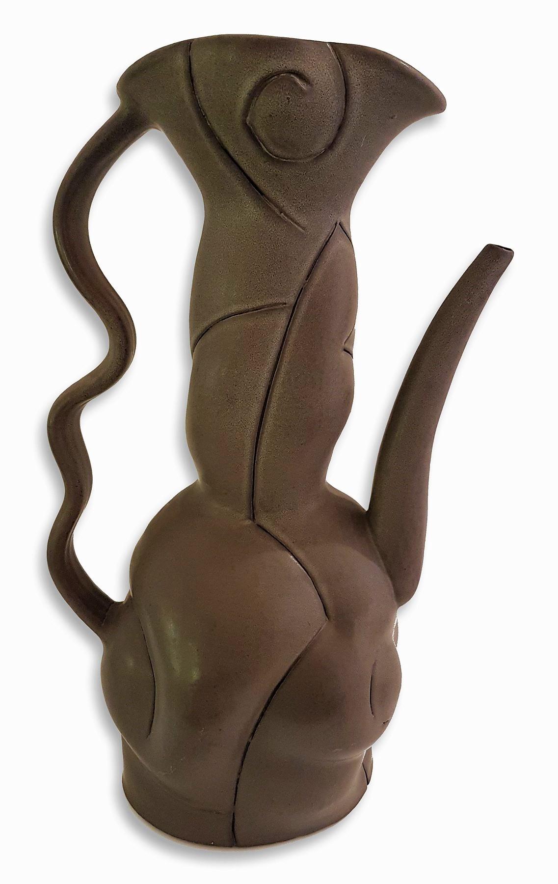 Chris Gustin Abstract Sculpture - Untitled Pitcher