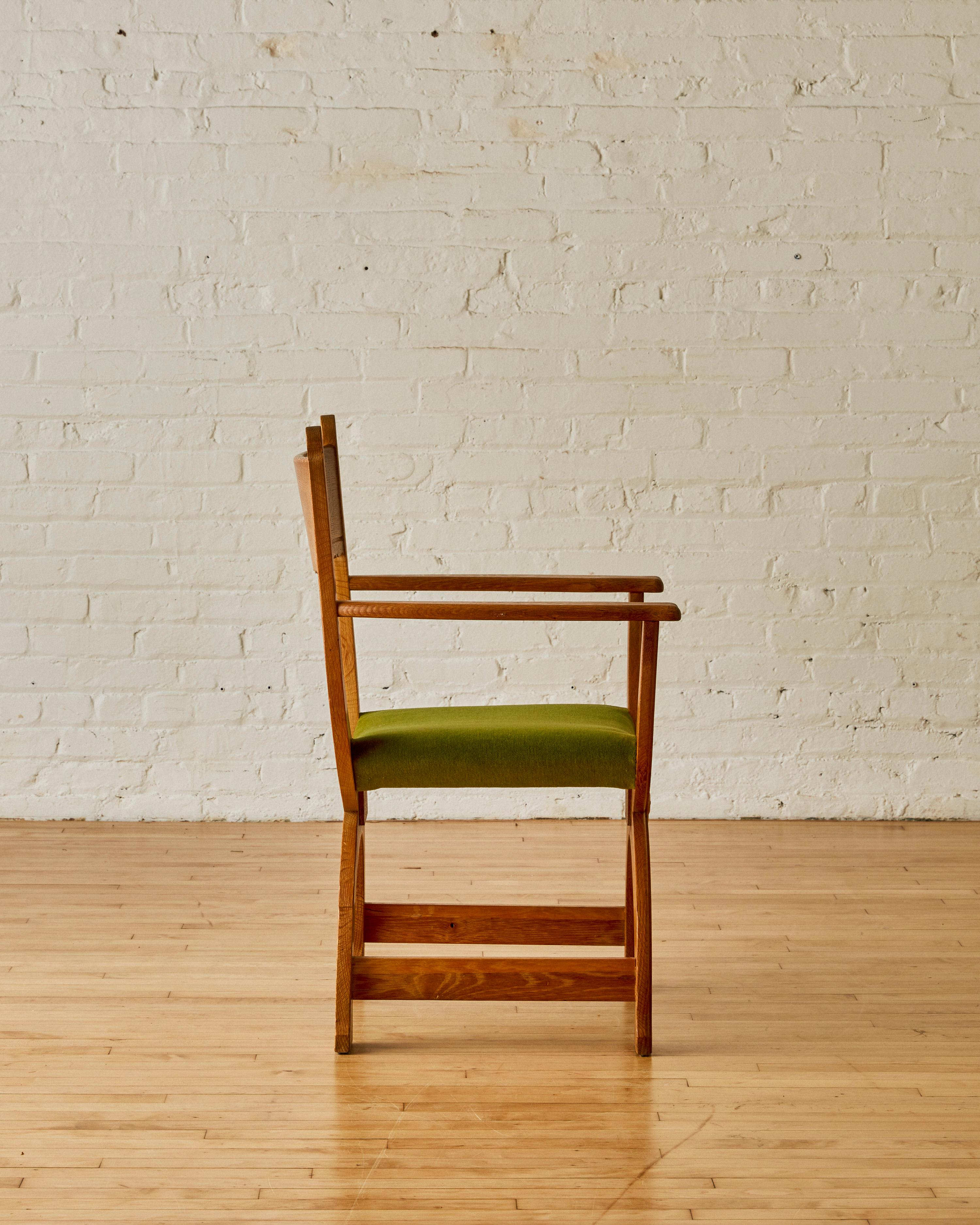 Mid-Century Modern Kurul Armchair by Henry (Henning) Kjaernulf for EG C. 1960