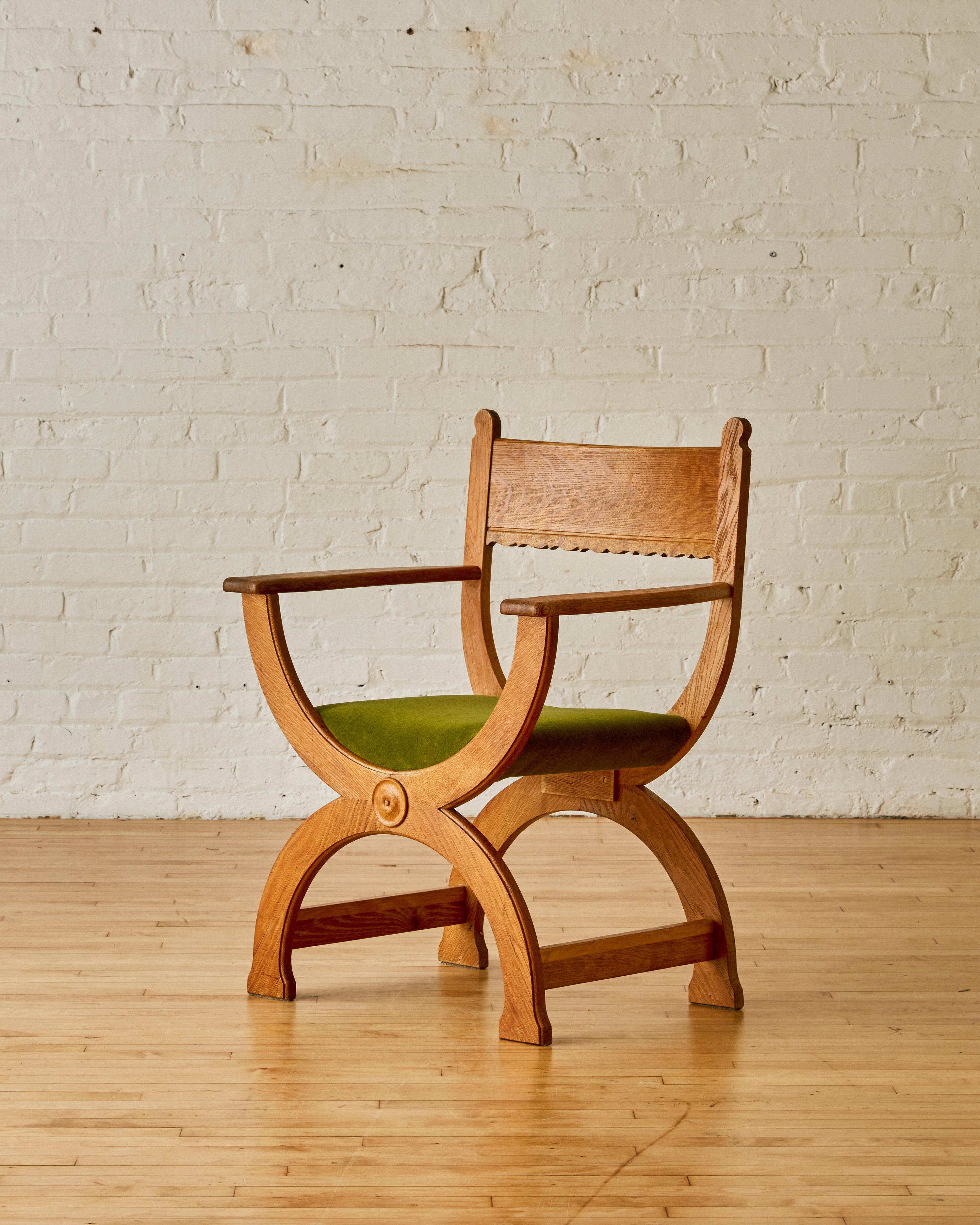 Mohair Kurul Armchair by Henry (Henning) Kjaernulf for EG C. 1960