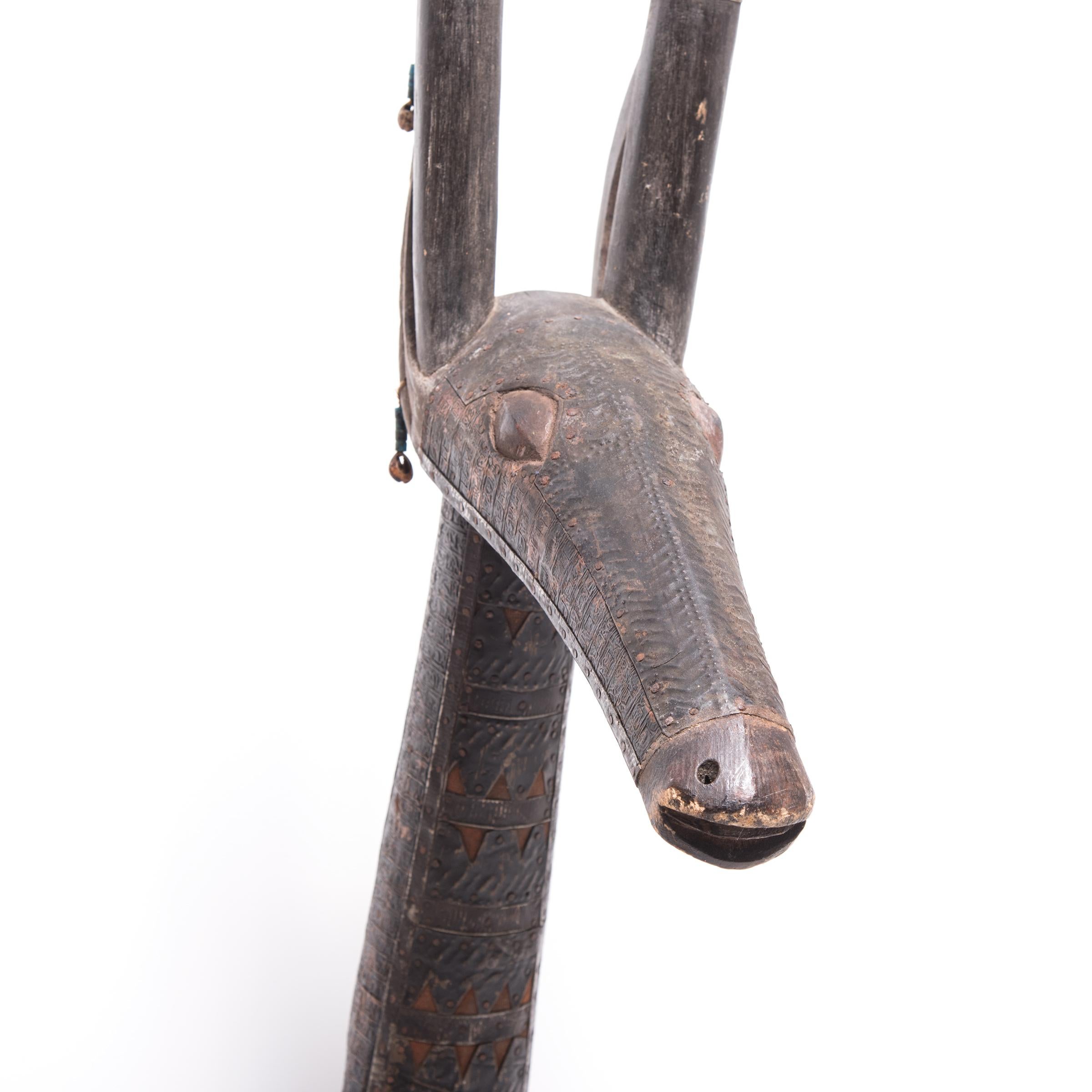 Tribal Kurumba Style Adone Antelope Mask