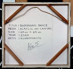 Indonesian Contemporary Art by Kusbudiyanto - Barongan Dance