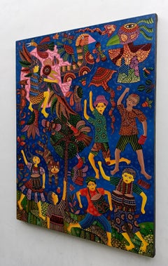 Indonesian Contemporary Art by Kusbudiyanto - Happy Day