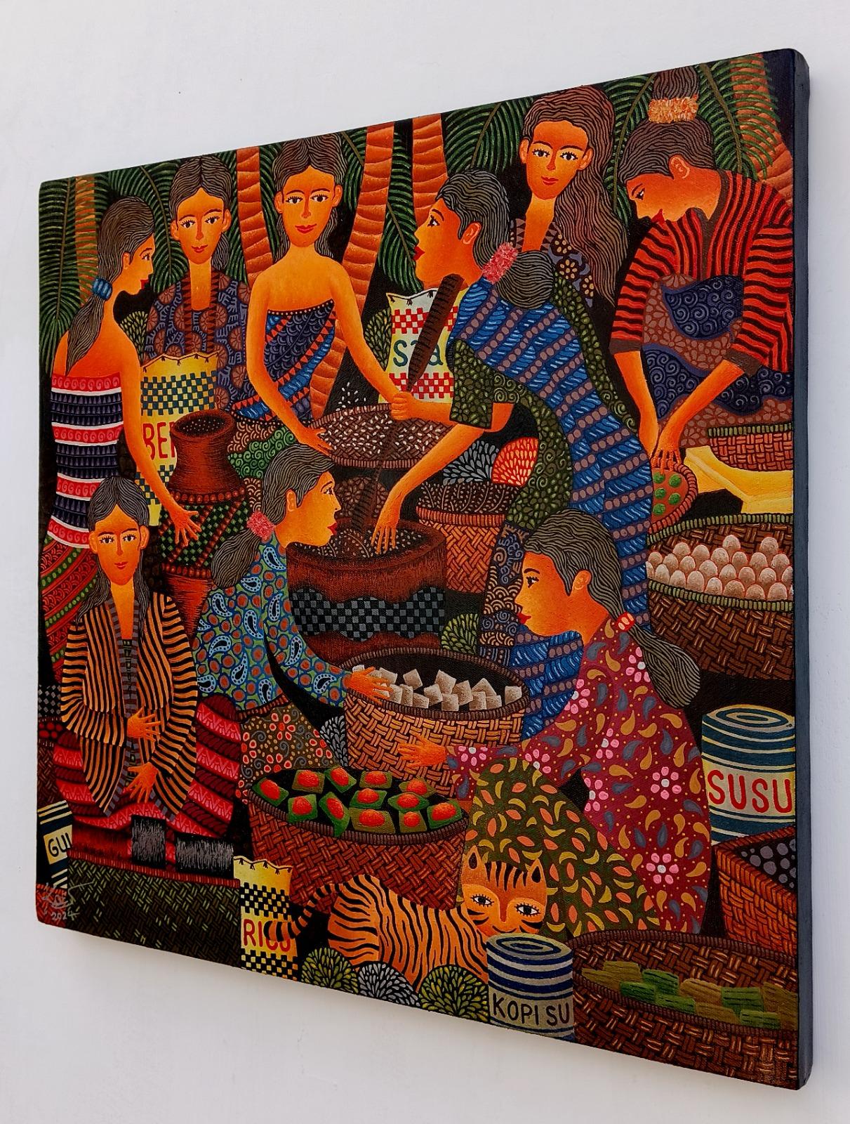 Arte contemporáneo indonesio de Kusbudiyanto - Hatajan 3
