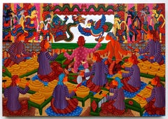 Art contemporain indonésien de Kusbudiyanto - Jatayu et le dragon