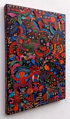 Arte contemporáneo indonesio de Kusbudiyanto - Mi pajarito