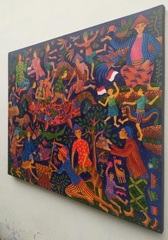 Indonesian Contemporary Art by Kusbudiyanto - The Village
