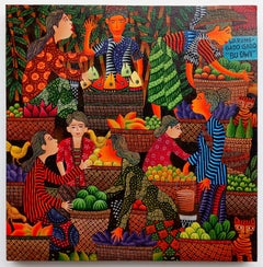 Indonesian Contemporary Art by Kusbudiyanto - Traditional Market