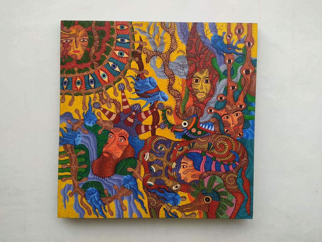 Zeitgenössische indonesische Kunst von Kusbudiyanto - Zise im Angebot 3