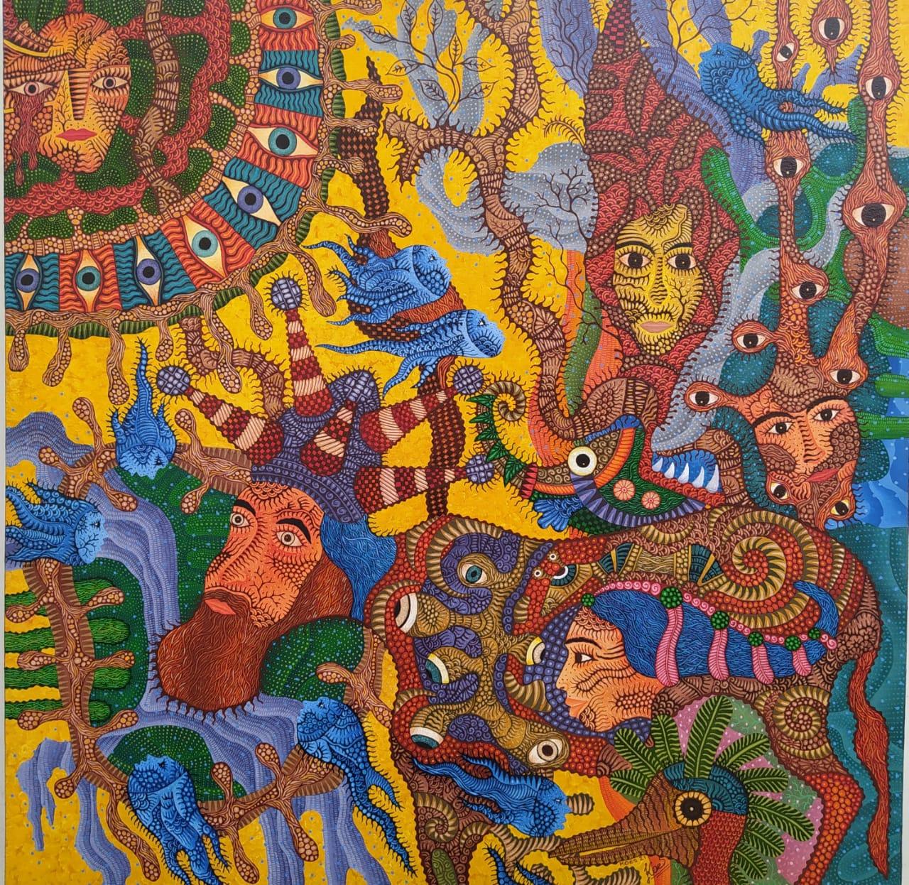 Zeitgenössische indonesische Kunst von Kusbudiyanto - Zise