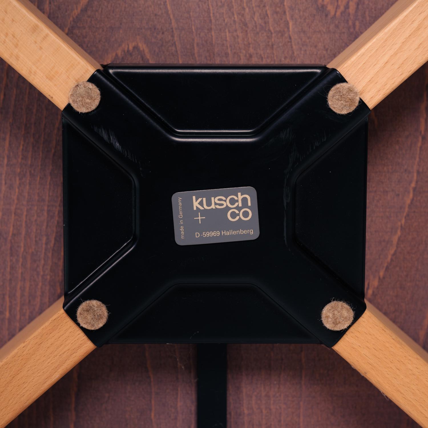 A set of 10 stackable chairs from the 70s/80s and manufactured by the German company Kusch& Co. The design refers to the aesthetics of the Memphis style. The chair is not only visually appealing, but also very comfortable. The condition is very good
