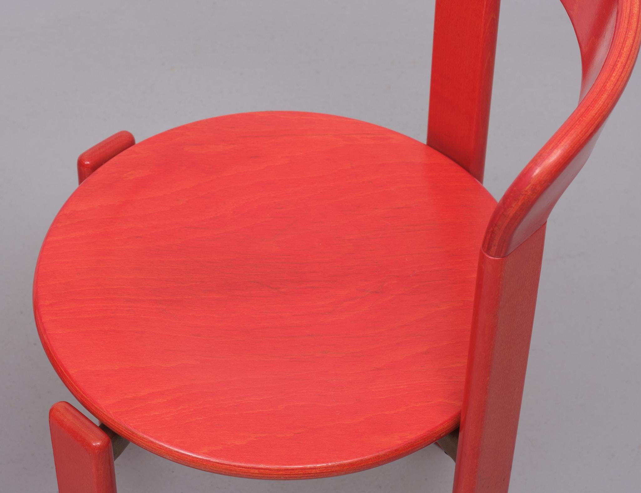 Kusch & Co Stackable Post Modern Chairs Bruna Rey, 1970s 2