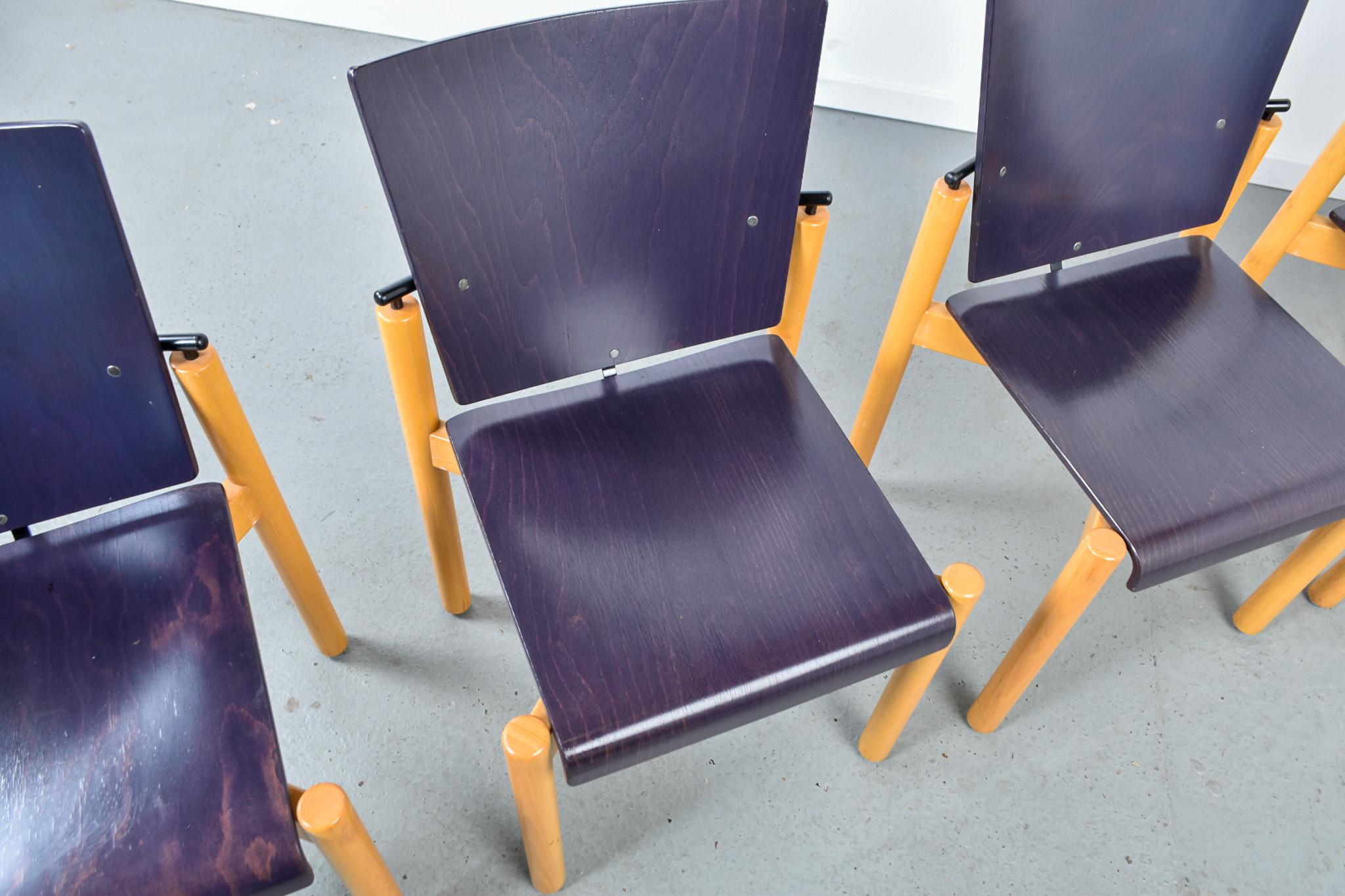 Post-Modern Kusch+Co Model 2400 chairs set of 6