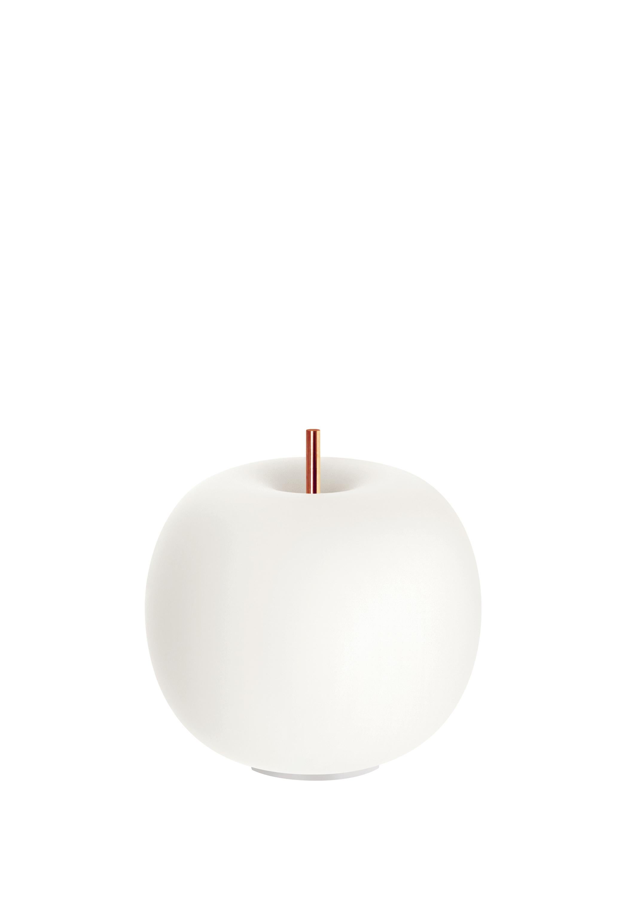 La lampe de bureau «ushi Mobile » en verre opalin et laiton pour KDLN en vente 1
