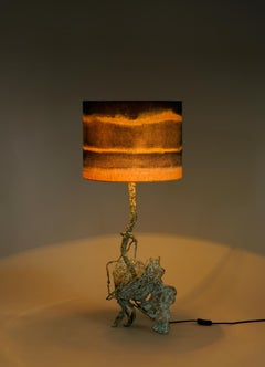 Kusumavana Table Lamp in Brass, Viya by Vikram Goyal