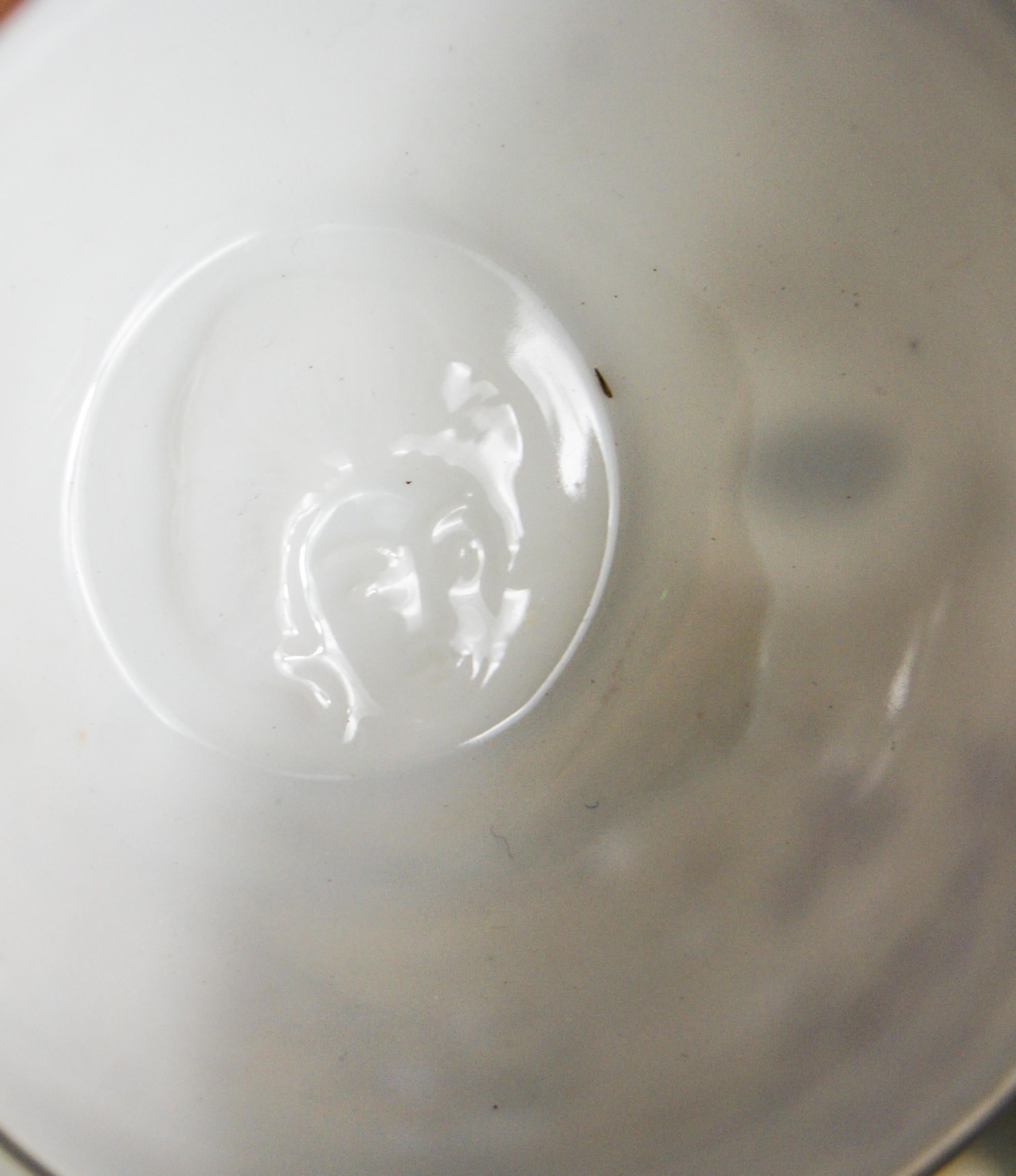 Kutani Japan Lithophane Geisha Silhouette Egg Shell Porcelain Tea Set for 6 2