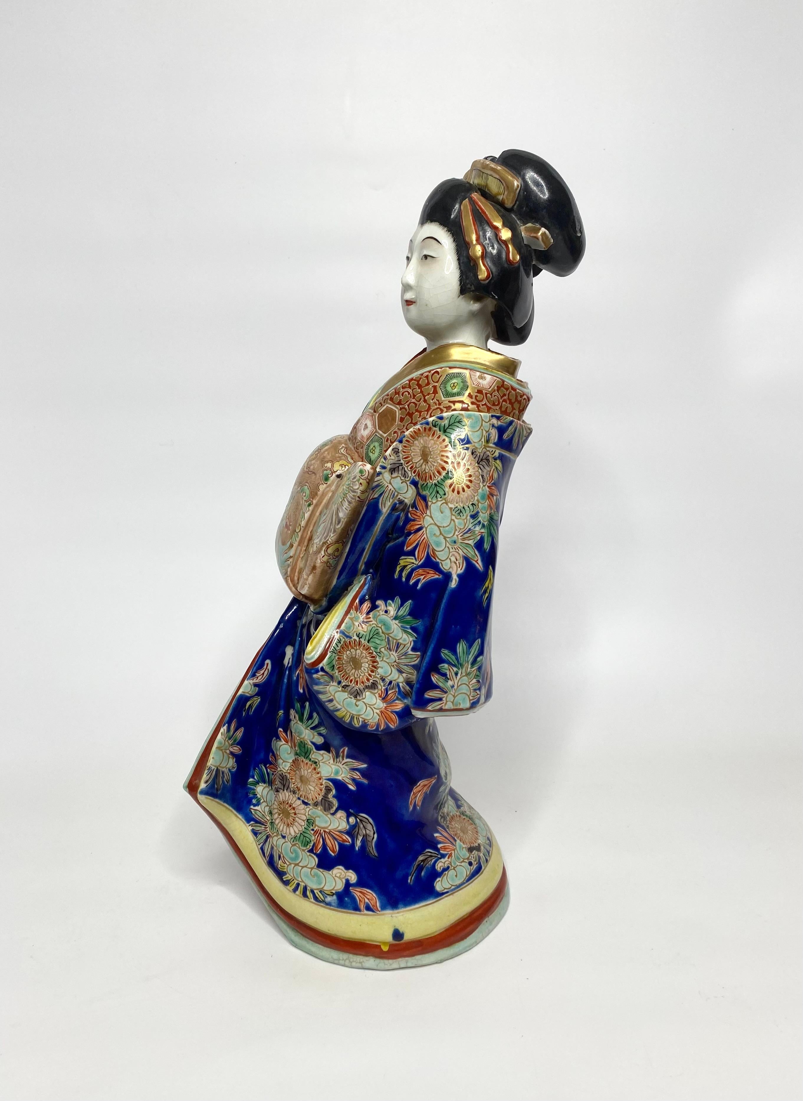 Kutani Porcelain Bijin, Japan, C. 1900. Meiji Period 4