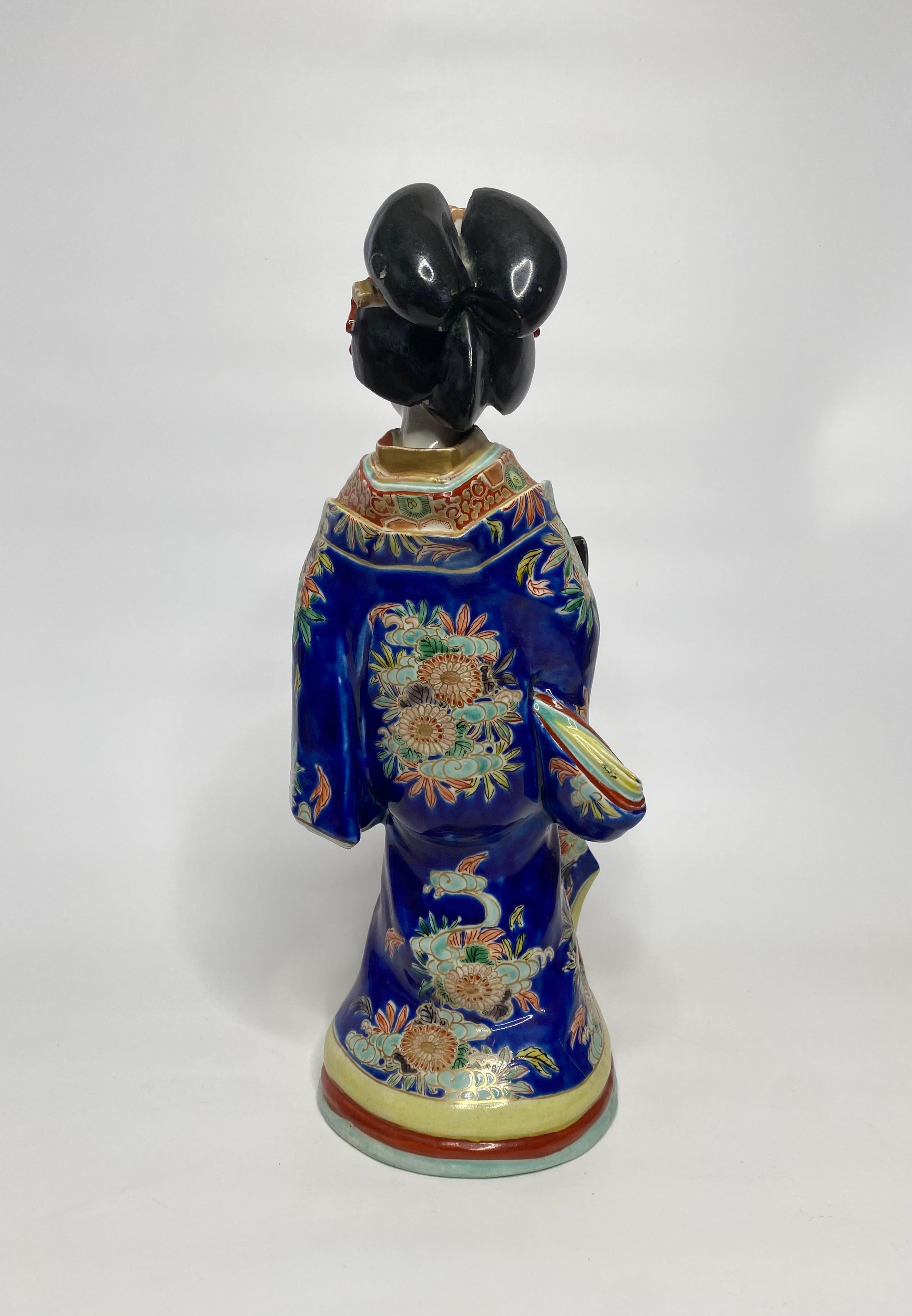 Kutani Porcelain Bijin, Japan, C. 1900. Meiji Period 1