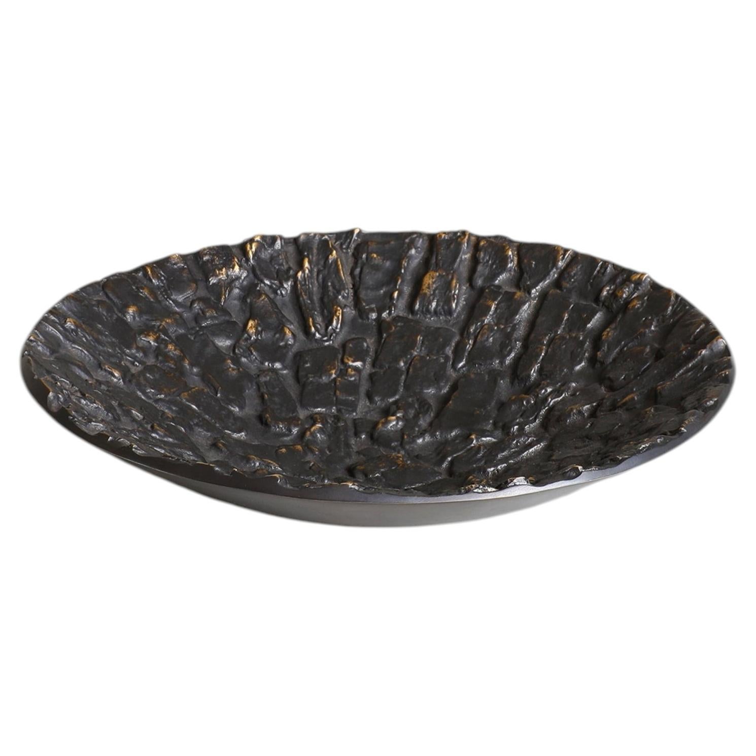 Kutch Bowl Small in Brass, Viya by Vikram Goyal For Sale