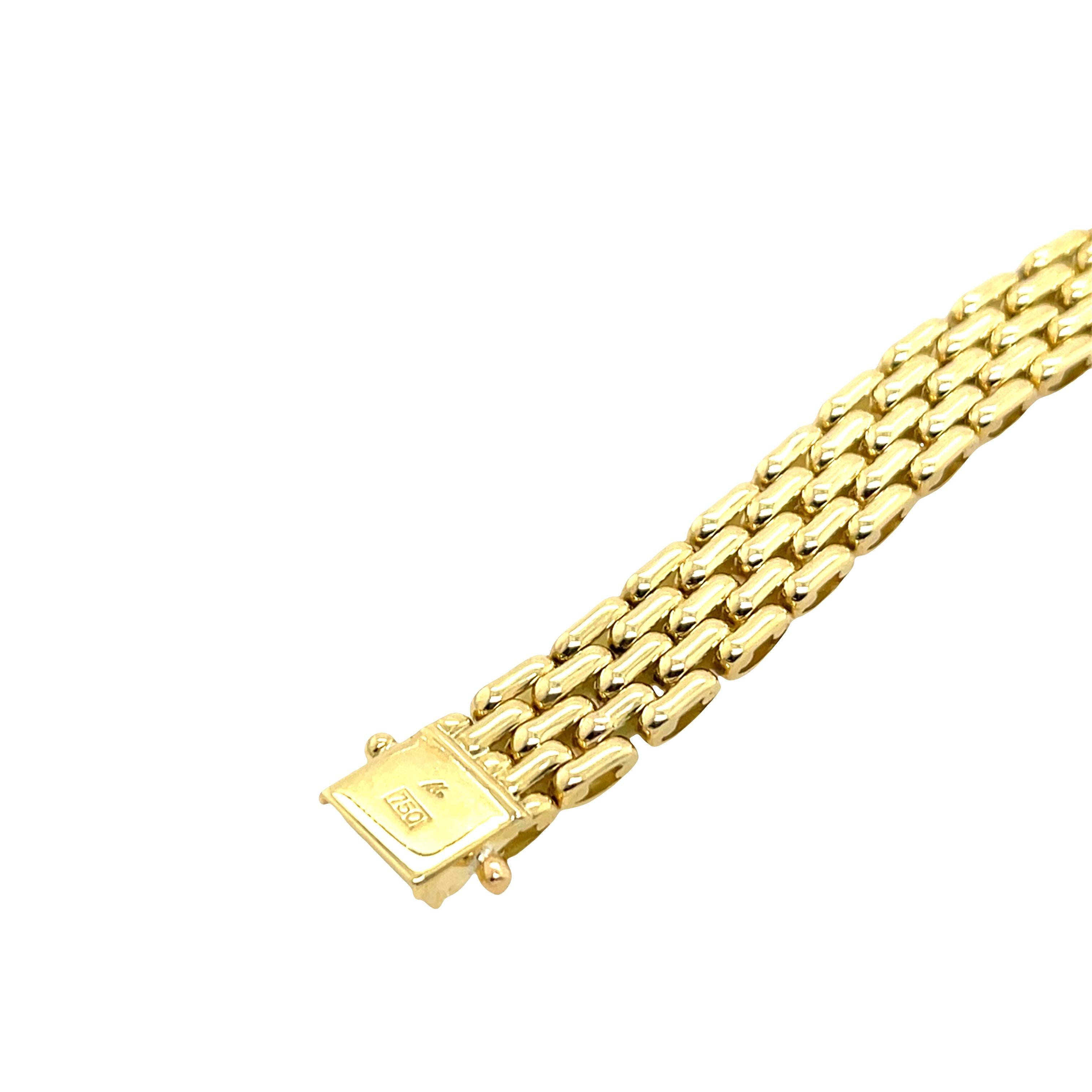 Kutchinsky 18ct Yellow Gold Diamond Watch – Rare Vintage Timepiece In Excellent Condition For Sale In London, GB