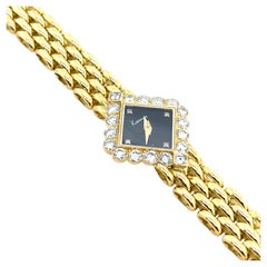 Kutchinsky 18ct Yellow Gold Diamond Watch – Rare Vintage Timepiece