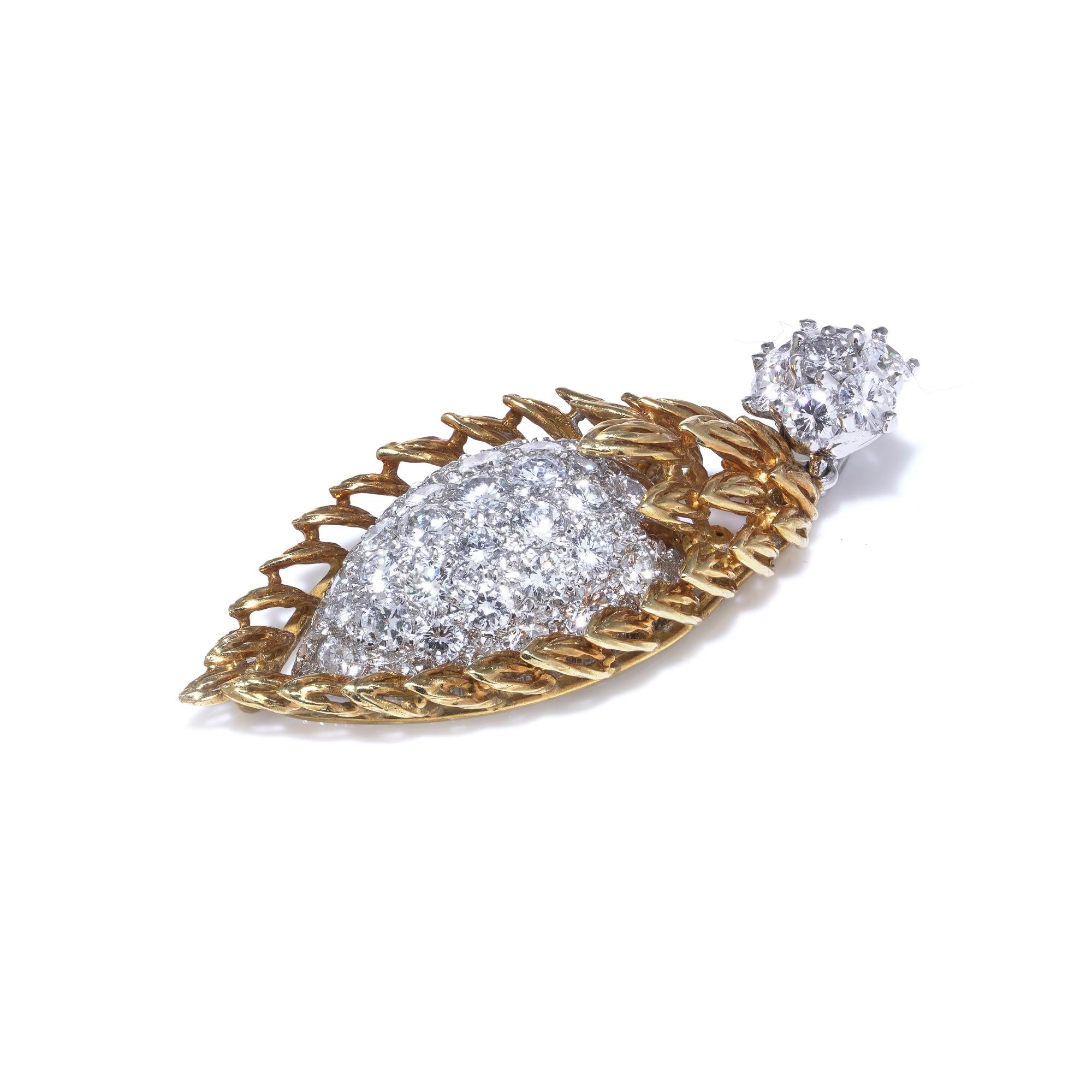 Donna Ciondolo con diamante in oro 18kt Kutchinsky in vendita