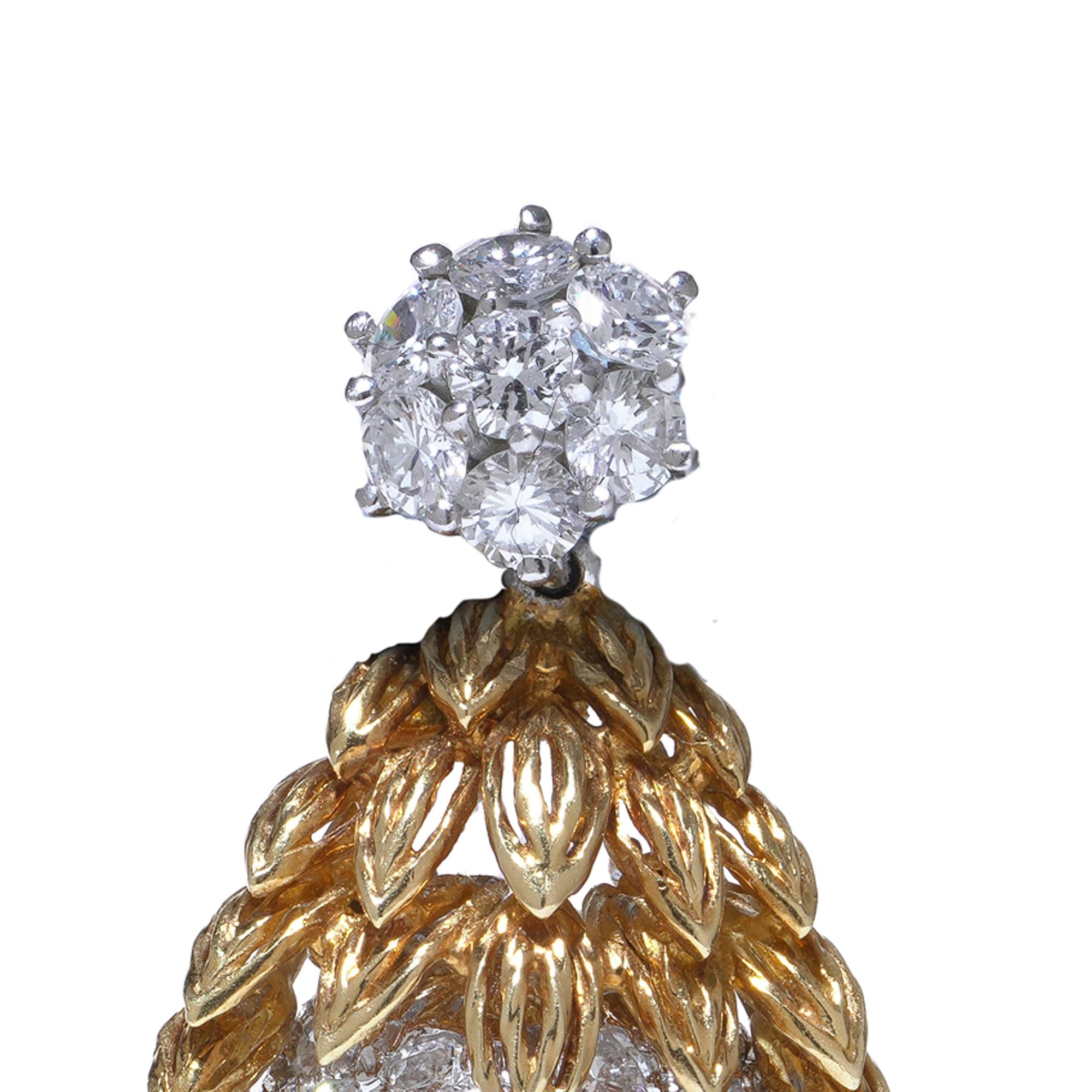 Ciondolo con diamante in oro 18kt Kutchinsky in vendita 2