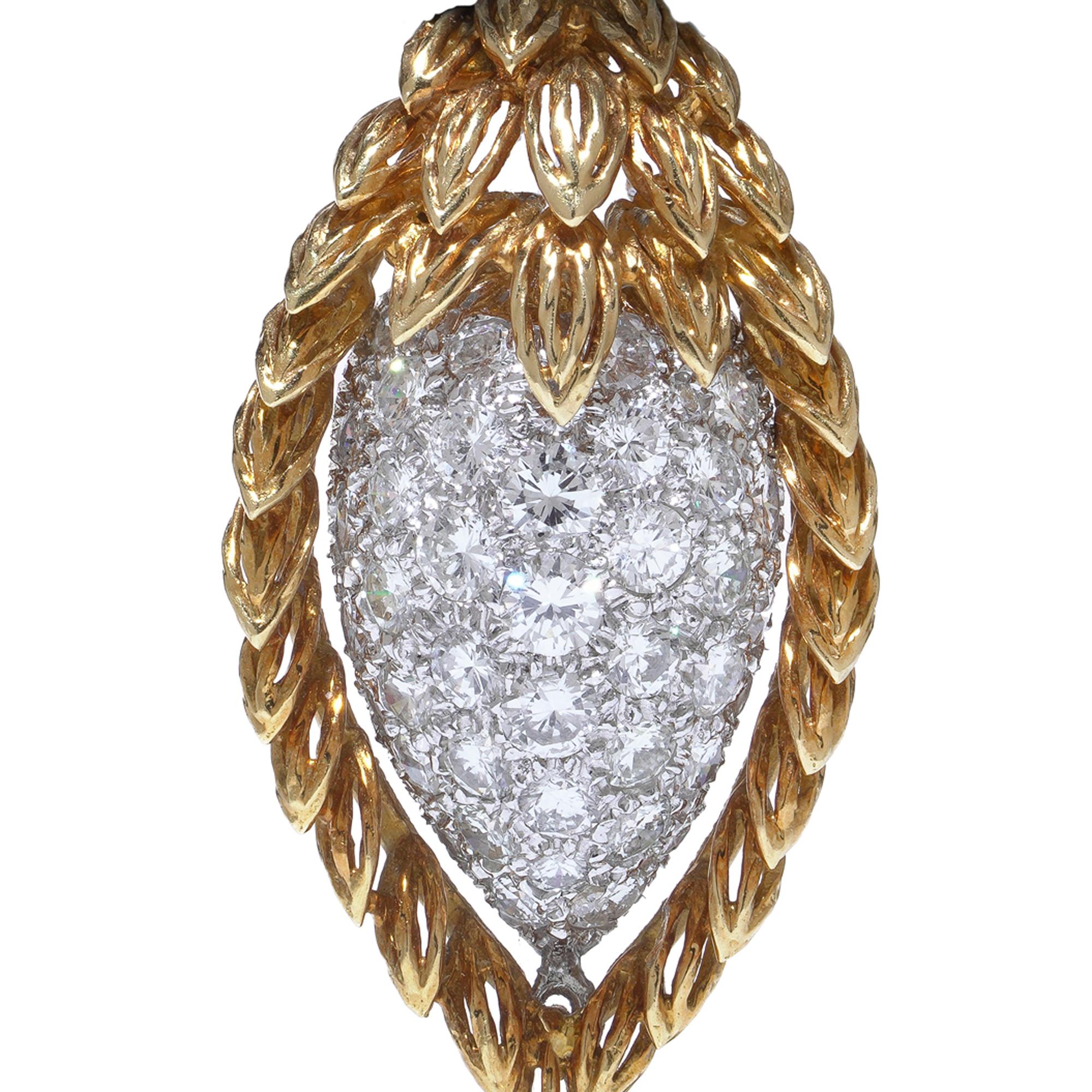 Ciondolo con diamante in oro 18kt Kutchinsky in vendita 3